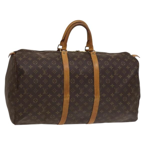 LOUIS VUITTON Monogram Keepall 55 Boston Bag M41424 - Picture 1 of 16